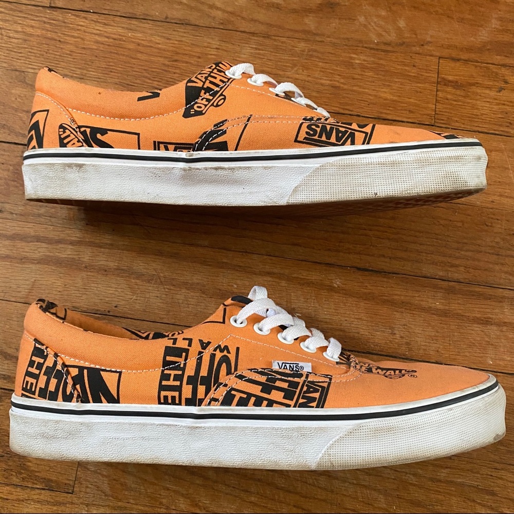 Tangerine and Black Print vans - Picture 6 of 10